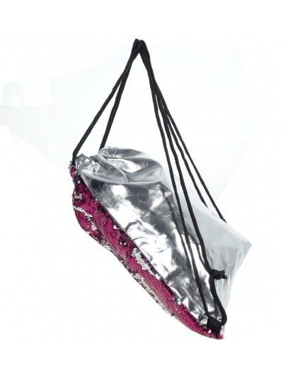 Worek-plecak wykonany z tworzywa zamykany na sznurki/kolory